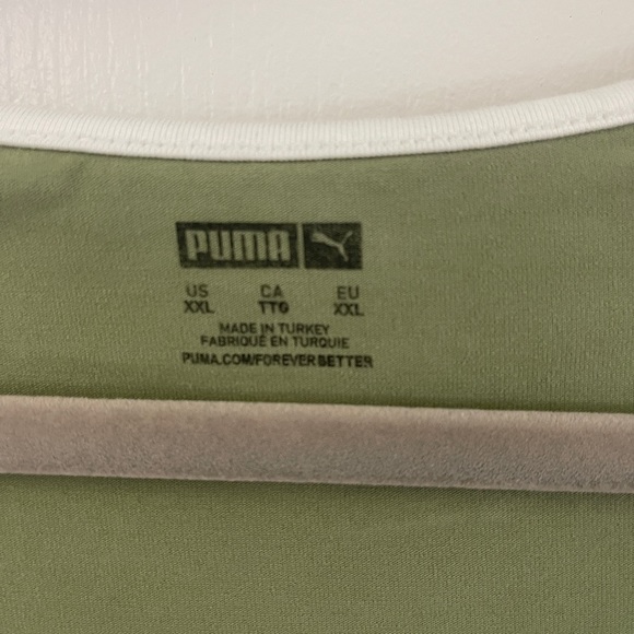 PLUS puma 3/4 sleeve unitard in Khaki exclusive to ASOS - Picture 4 of 8